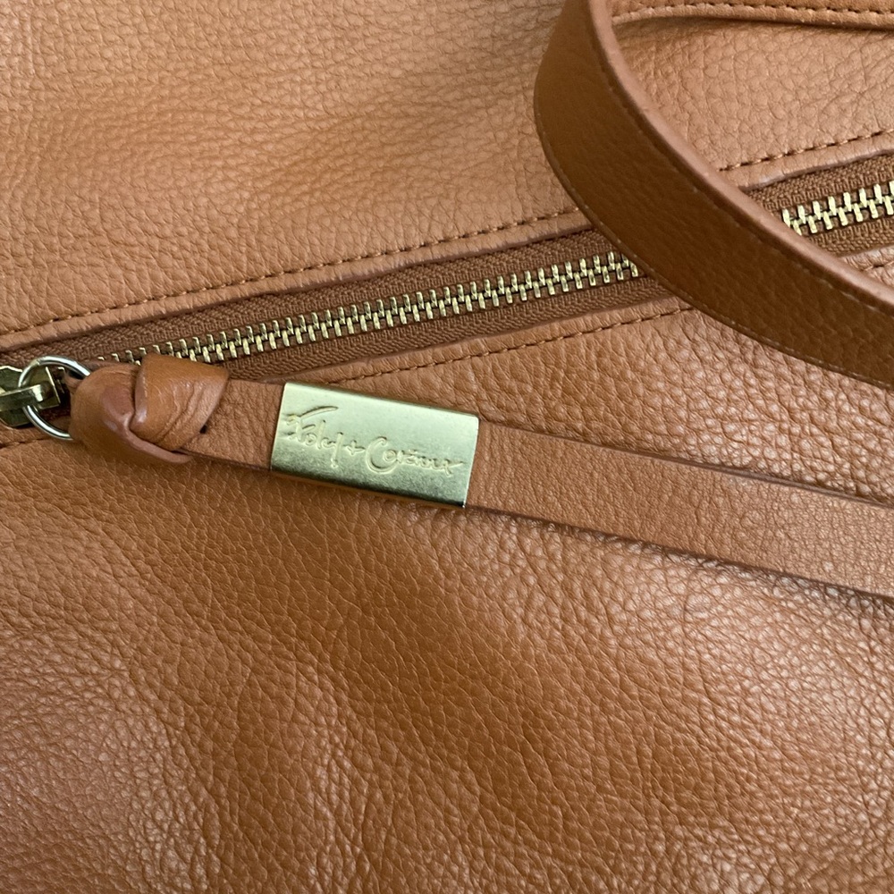 Foley & Corrina bag shoulder fold over or short handle. Soft - Picture 2 of 9
